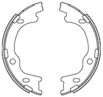 Гальмівні колодки зад. Ceed/i30/iX35/Proceed/Sportage (06-15) WOKING Z4699.00