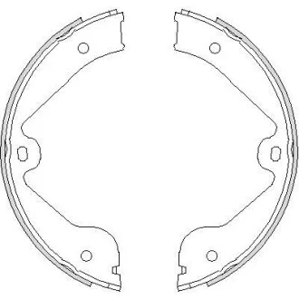 Колодки гальмівні бараб. задн. (Remsa) Audi Q7 3.0 06-15,Audi Q7 3.6 06-15,Audi Q7 4.2 06-15 WOKING Z4735.00