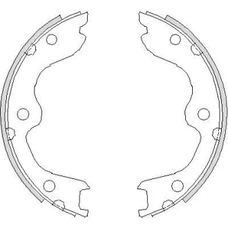 Колодки гальмівні WOKING Z4738.00