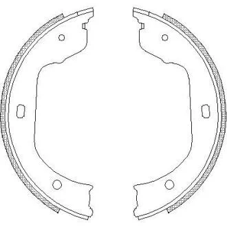 Гальмівні колодки зад. X F86/X F16/X F85/X F15/F07/F02/F01/X E72/X E71/X E70/F04/E63/X E83/E61 98- WOKING Z4740.00