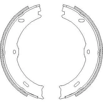 Колодки тормозные бараб. задн. (Remsa) Mercedes-benz Sprinter 35-t 1.8 06-,Mercedes-benz Sprinter 35-t 2.1 06- (Z4746.00) WOKING Z474600
