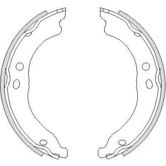 Колодки тормозные WOKING Z475000