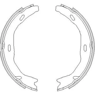 Колодки стоянкового гальма (Remsa) MB C204 WOKING Z4751.00