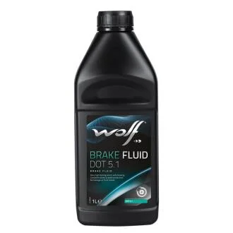 BRAKE FLUID DOT 5.1 Жидкость тормозная 1л Wolf 8308307