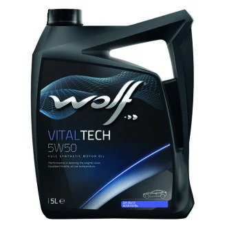 VITALTECH 5W50 A3/B4 SN/CF Масло моторное синт. 5л Wolf 8314728