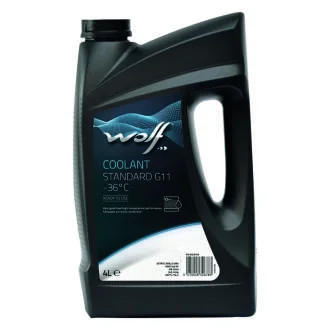 COOLANT LONGLIFE G11 -36C Антифриз синий готовый 4л Wolf 8326783