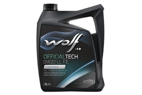 ОЛИВА МОТОРНА 0W20 LL 5L VW 508 00/ 509 00, VW TL 525 77 Wolf 8331336