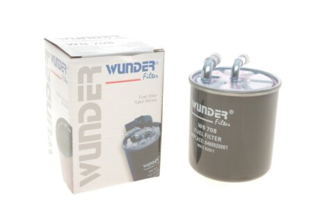 Фильтр топливный Mercedes E200/220,Viano,Vito 109/111CDI 03- WUNDER FILTER WB 708