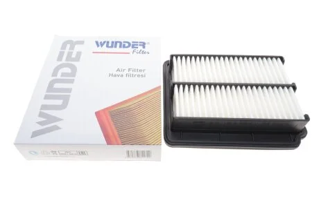 Фильтр воздушный (224x188x46) Chevrolet Aveo Daewoo Kalos 1.2-1.5 03- WUNDER FILTER WH 351