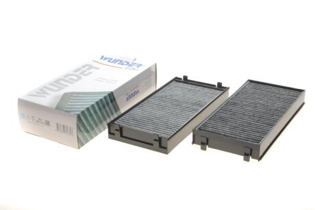 Фильтр салона BMW X5 (E70/F15)/X6 (E71/E72) 2.0-4.8 07- (угольный) (2шт) WUNDER FILTER WPK-218