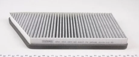 Фильтр салона Peugeot 206 -07 (угольный) WUNDER FILTER WPK 402