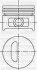 Поршень с кольцами і пальцем (размер отв. 75.8 / STD) RENAULT Clio, 1,2 -98 (4ц.) (E5F A 710 / E7F 708) YENMAK 31-03914-000 (фото 1)