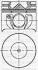 Поршень с кольцами і пальцем (размер отв. 86.01 / STD) FORD MONDEO 2.0TDCI 00- (4цл.) (V185 Duratorq TDI 75-85-100PS, CD132 Duratorq TDI …) YENMAK 31-04033-000 (фото 1)