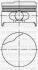 Поршень с кольцами і пальцем (размер отв. 79.5 / STD) RENAULT LOGAN 1.6 (3-й, 4-й цл.) (K7M.702/703/720/744/745/746) YENMAK 31-04166-000 (фото 1)