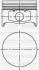 Поршень с кольцами і пальцем (размер отв. 79,50/ STD) RENAULT LOGAN 1.4 04- (4цл.) (K7J) YENMAK 31-04169-000 (фото 1)