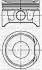 Поршень с кольцами і пальцем (размер отв. 79.5 / STD) (K4M 708 / K4M 710-720 / 95-107-110-116 PS) YENMAK 31-04171-000 (фото 1)