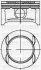 Поршень с кольцами і пальцем (размер отв. 73,40 /STD) OPEL ASTRA G 1.4 (4цл.) (Z1, 4XEP Euro 4) YENMAK 31-04214-000 (фото 1)