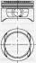 Поршень с кольцами і пальцем (размер отв. 86 / STD) OPEL ASTRA F 2.0 (4цл.) ((20 XE, C 20 XE) YENMAK 31-04225-000 (фото 1)