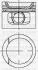 Поршень с кольцами і пальцем (размер отв. 81.01 / STD) VW T4 2.0, 2.5 (4/5 цл.) (AAC / AAF / AEU) YENMAK 31-04328-000 (фото 1)