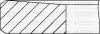 Комплект поршневих кілець (на 1 поршень) RENAULT Master II 2.5 dCi (89.5/0.5) (3/1.75/2.5) YENMAK 91-09149-050 (фото 3)