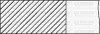Комплект поршневих кілець (на 1 поршень) VW 1.4TSI (76.5/STD) (1.2/1.5/2) YENMAK 91-09292-000 (фото 1)