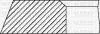Комплект поршневих кілець (на 1 поршень) (82,51/STD) (1,2/1,5/2,0) VW, AUDI, SKODA 2,0i/2.0FSI/2,8i YENMAK 91-09311-000 (фото 2)