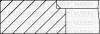 Комплект поршневих кілець (на 1 поршень) VW LT 2.5TDI (81.51/0.5) (2.5/2/3) YENMAK 91-09318-050 (фото 1)