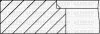 Комплект поршневих кілець (на 1 поршень) FIAT Scudo 1.6i -00 (86.4/STD) (1.5/1.75/3) YENMAK 91-09395-000 (фото 1)