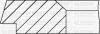 Комплект поршневих кілець (на 1 поршень) FORD Transit Connect 1.8TDCi (83/0.5) (1.75/2/2) YENMAK 91-09477-050 (фото 3)