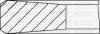 Комплект поршневих кілець (на 1 поршень) RENAULT Master 2.8 dTI 98- (94.4/STD) (2.5/2/2.5) YENMAK 91-09691-000 (фото 3)