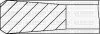 Комплект поршневих кілець (на 1 поршень) RENAULT Master 2.8 dTI 98- (94.4/STD) (2.5/2/2.5) YENMAK 91-09691-000 (фото 3)