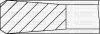 Комплект поршневих кілець (на 1 поршень) (85.00/STD) (3,5/2,0/3,0) PEUGEOT 406/607/Boxer 2.2HDI 02-, CITROEN Jumoer/Berlingo 2.0HDI 99-, FORD Kuga/Focus/C-Max 2.0TDCi 03- YENMAK 91-09799-000 (фото 3)