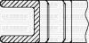 Комплект поршневих кілець (на 1 поршень) OPEL Antara 2.4, CHEVROLET Captiva 2.4 (88/0,5) (1,2/1,5/2,5) YENMAK 91-09814-050 (фото 3)