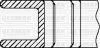 Комплект поршневих кілець (на 1 поршень) OPEL Antara 2.4, CHEVROLET Captiva 2.4 (88/0,5) (1,2/1,5/2,5) YENMAK 91-09814-050 (фото 3)
