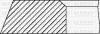 Комплект поршневих кілець (на 1 поршень) FORD Transit 2.4Di 00- (90.4/STD) (2.5/2/3) YENMAK 91-09966-050 (фото 2)