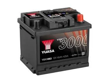 3000 12V 45Ah 425A (0) низк (207x175x175) SMF Battery YUASA YBX3063