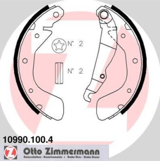 Гальмiвнi колодки барабаннi заднi ZIMMERMANN 10990.100.4