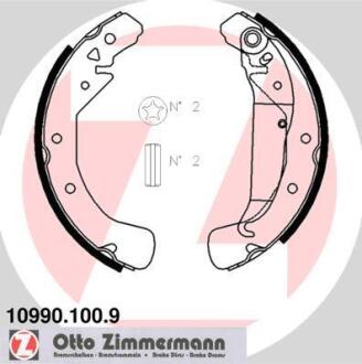 Гальмiвнi колодки барабаннi заднi ZIMMERMANN 10990.100.9