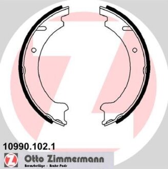 Комплект тормозных колодок, стояночная тормозная система ZIMMERMANN 109901021