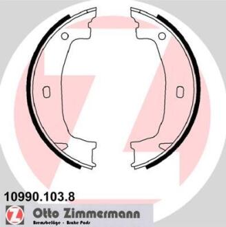 Гальмiвнi колодки барабаннi ZIMMERMANN 10990.103.8