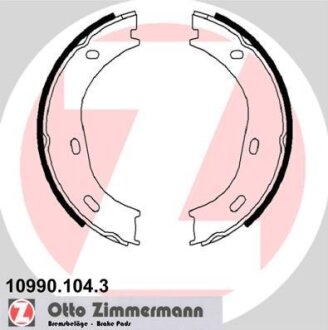 Комплект тормозных колодок, стояночная тормозная система ZIMMERMANN 10990.104.3