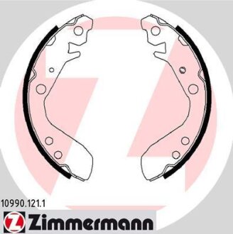 Комплект гальмівних колодок ZIMMERMANN 109901211