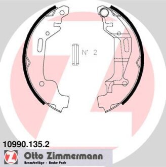 Комплект гальмівних колодок ZIMMERMANN 109901352