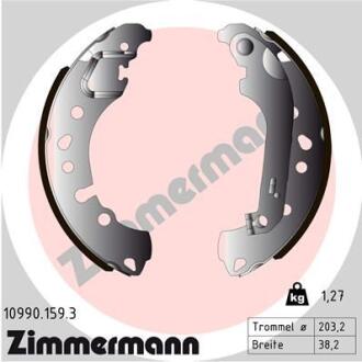 Гальмiвнi колодки барабаннi ZIMMERMANN 10990.159.3
