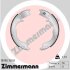 Комплект гальмівних колодок, стоянкове гальмо ZIMMERMANN 10990.159.8 (фото 1)