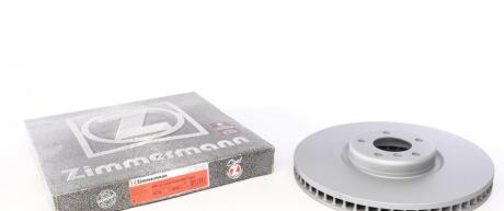 Диск тормозной BMW X5(E70)(F15)/X6(E71)(F16) 07- перед.прав.вент.Coat Z ZIMMERMANN 150.2918.20