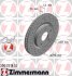 Диск тормозной NISSAN QASHQAI 06- перед.вент.Sport Coat Z ZIMMERMANN 200.2518.52 (фото 1)