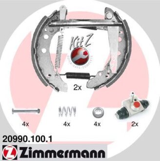 Комплект тормозных колодок ZIMMERMANN 209901001