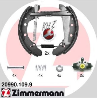 Комплект гальмівних колодок ZIMMERMANN 209901099