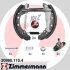 Комплект тормозных колодок ZIMMERMANN 209901104 (фото 1)